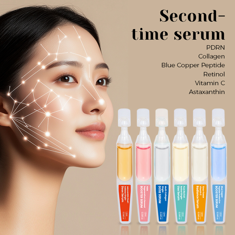 Single Dose Pdrn Polypeptide Salmon Dna Serum Curcuma Longa Turmeric Root Soothing Repair Serum for Face - 8